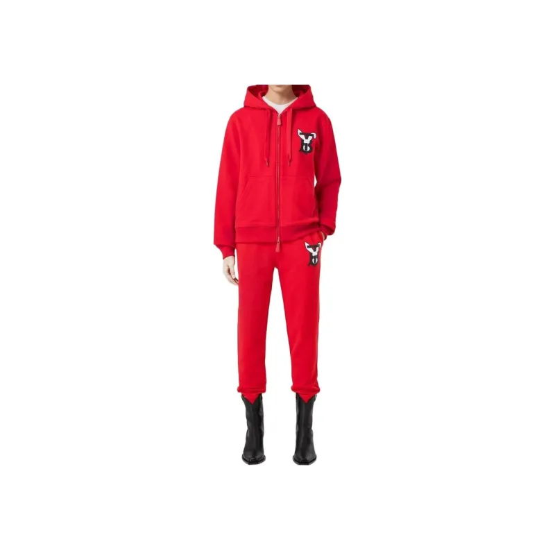 Burberry SS23 The Year Of The Rabbit Sweatshirts Women's Red-1