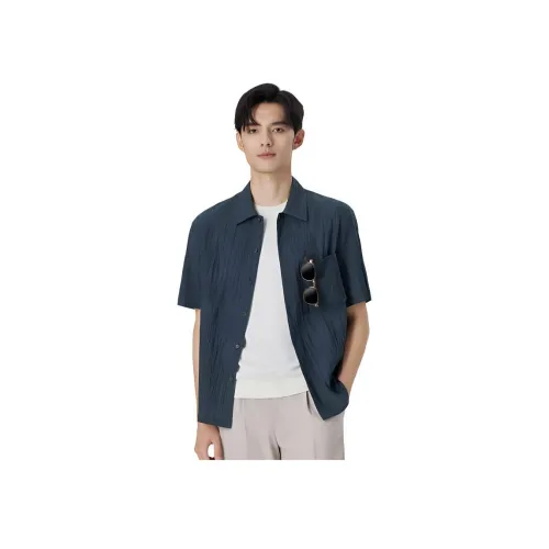 지오지아 카키 남성 셔츠