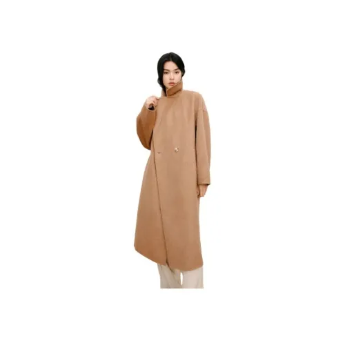 Evelyn 카멜 여성 코트