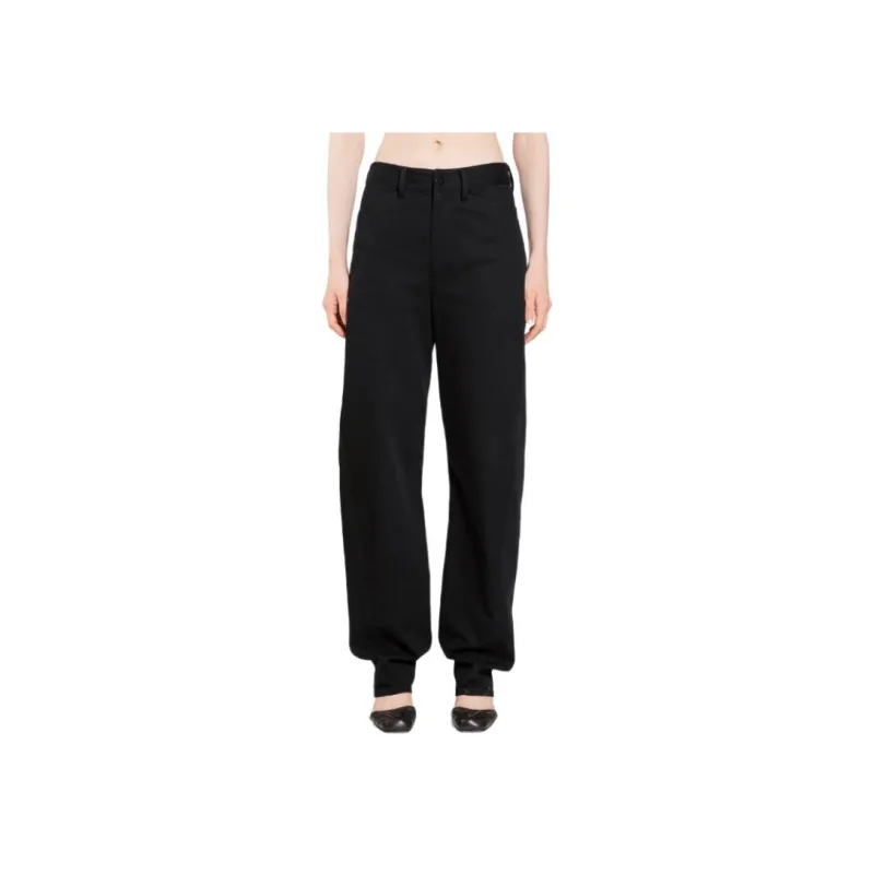 Lemaire 5 Pocket Twisted Pants 'Jet Black'-3