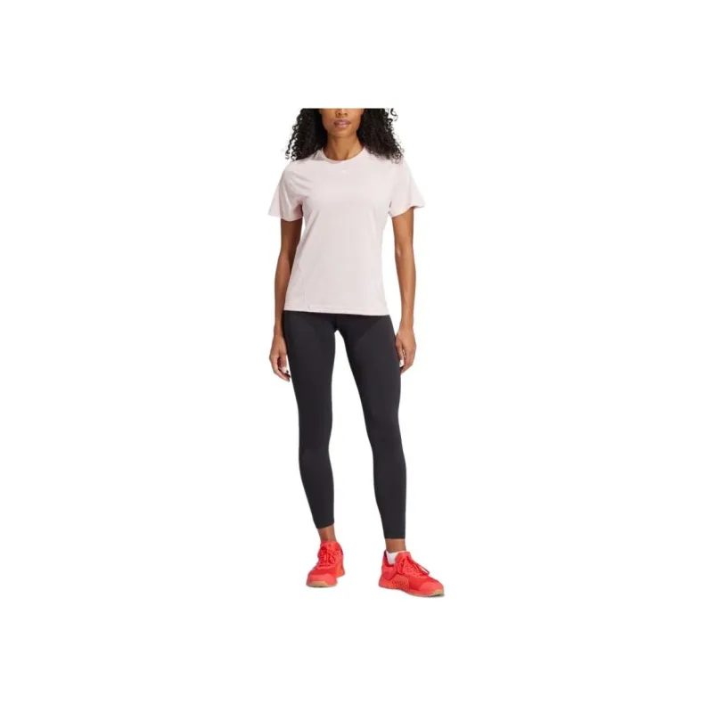 Adidas Women's Designed For T Shirt Sandy Pink-1
