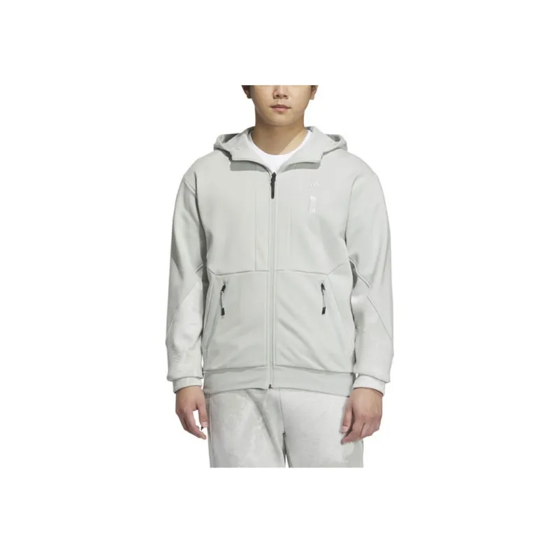 Adidas Wuji Series Wuji Knit Warm Jacket Jackets Coats Men's Gray-2