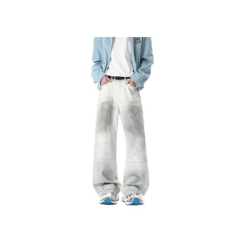 Ice flying Jeans Unisex White