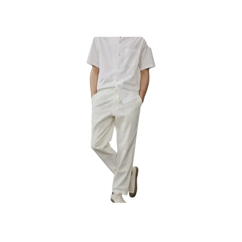 H&M Casual Pants Men White-1