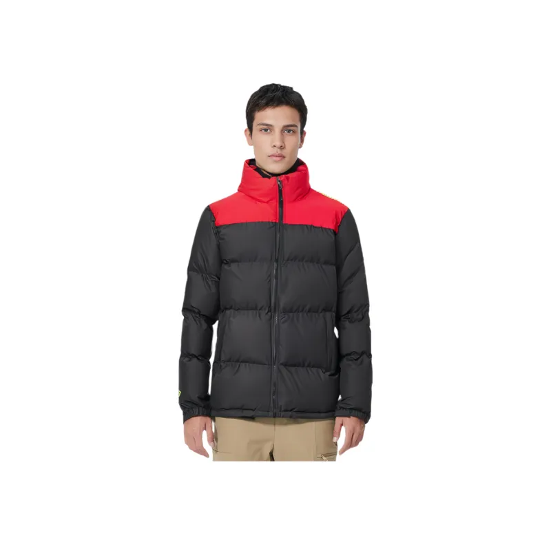 Converse Puffer Jacket Men's Red Black Multicolor-2