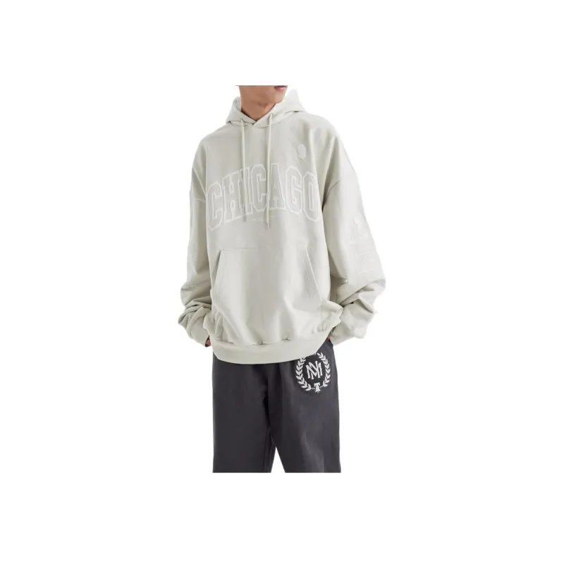 Mitchell Ness Sweatshirts Unisex Light Gray-4