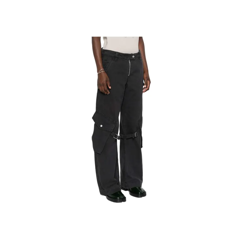 Acne Studios Mid waist Straight leg Trousers-2