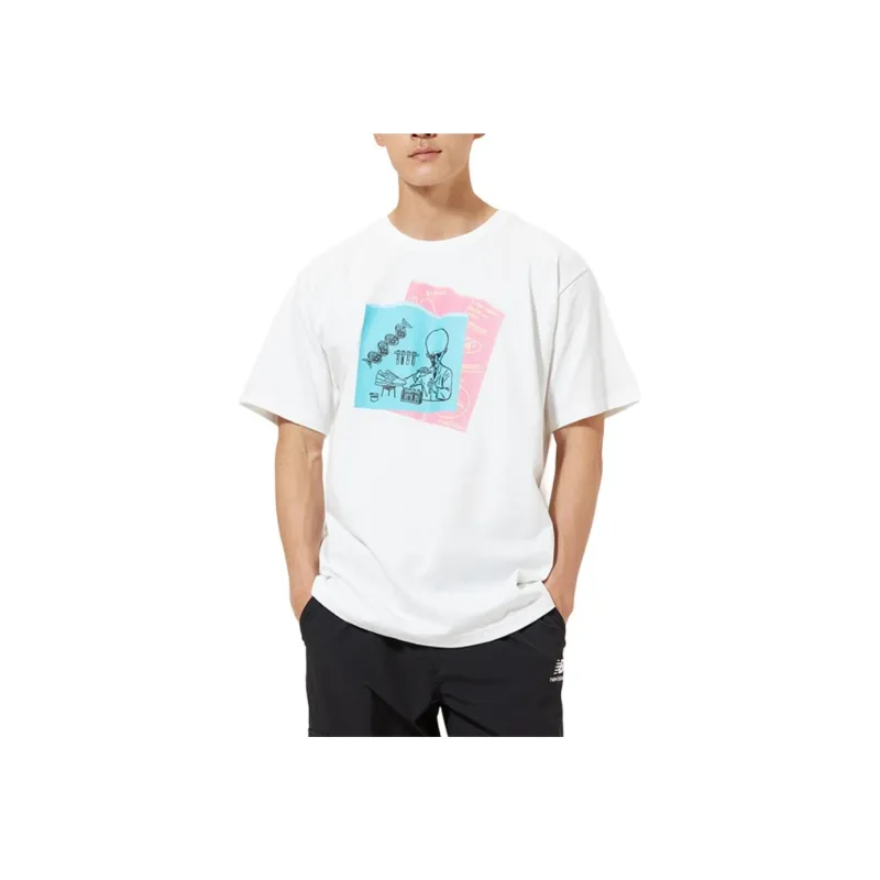 New Balance Athletics Evans Science T Shirt Unisex White-2