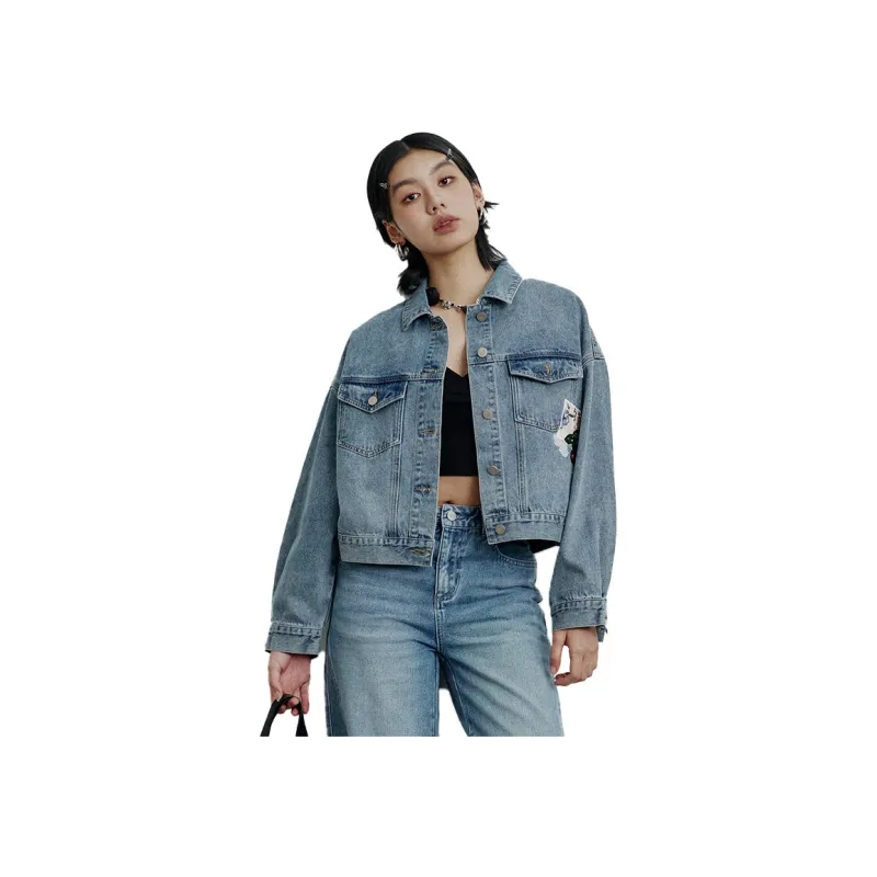 ELF SACK Denim Jackets Women's-5