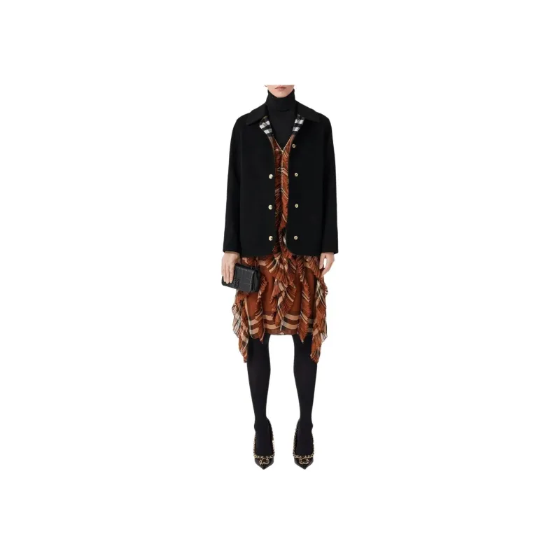 Burberry Single breasted Wool Jacket-1