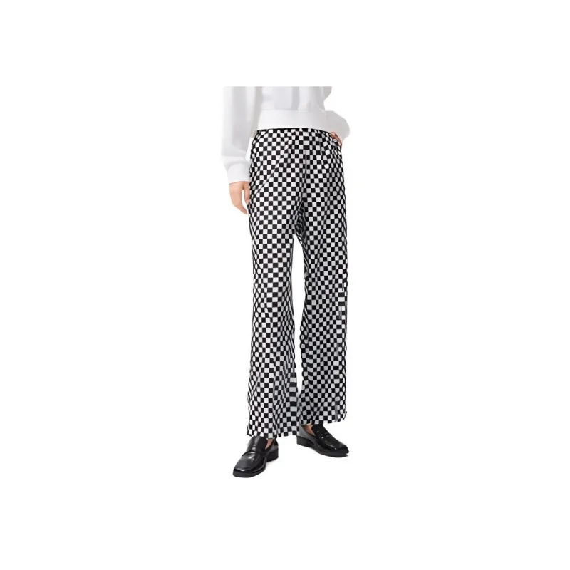 EICHITOO Casual Pants Women's Black Plaid-2