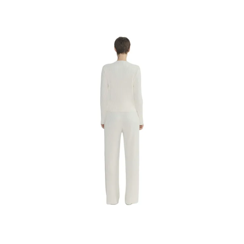 ARITZIA Babaton Advocate Blouse Shirt Women's Light Birch/Light Birch-2