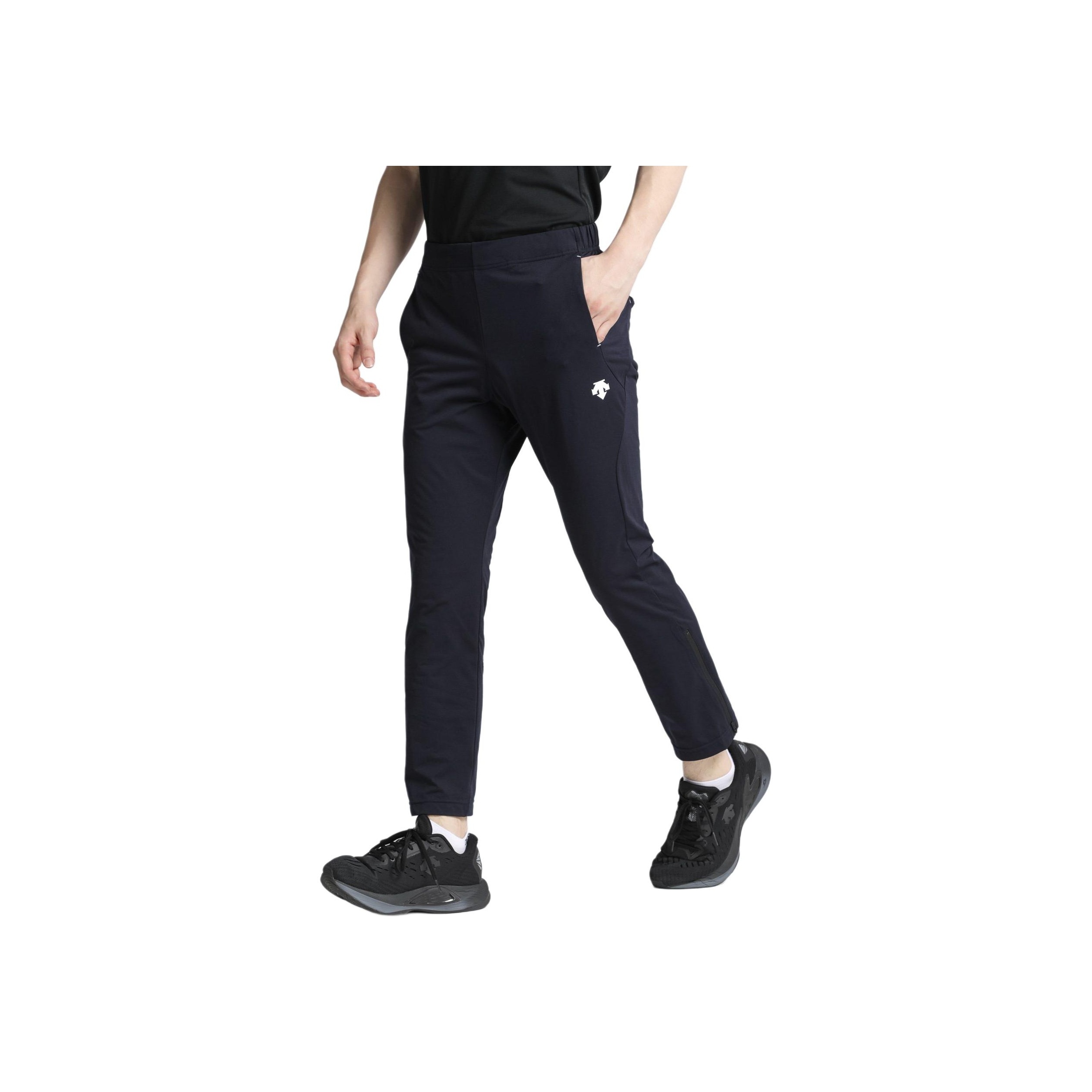 DESCENTE Casual Pants Unisex Black XO - POIZON