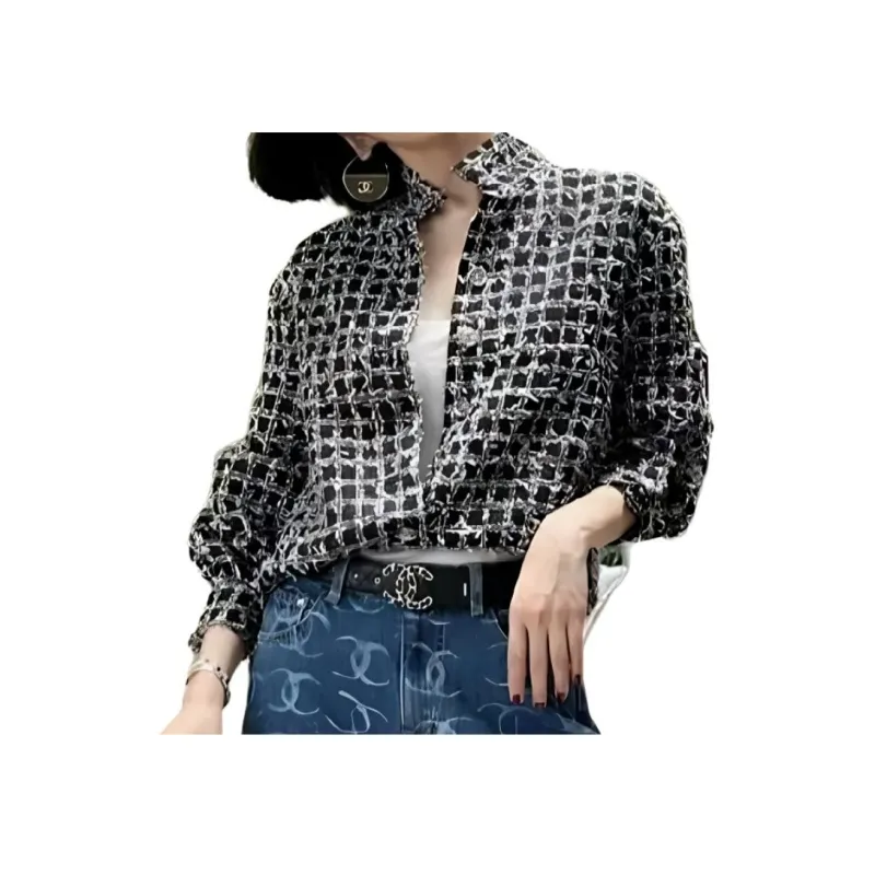 CHANEL Jackets Coats Women's Black-1