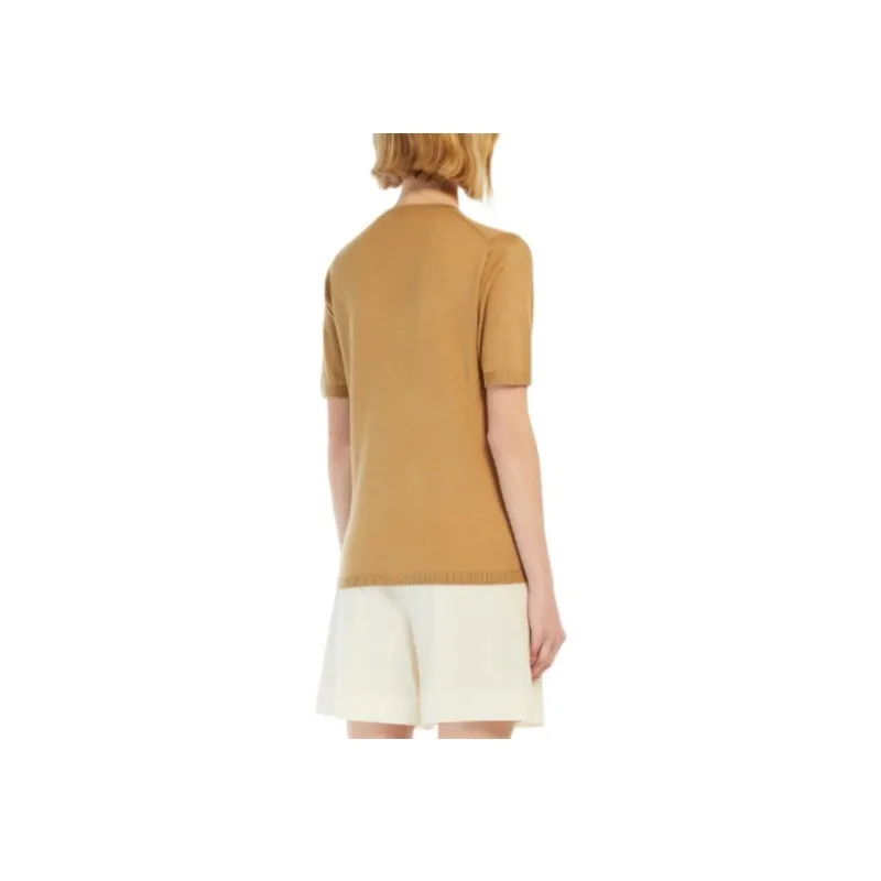 MaxMara T Shirts Women's Camel-3