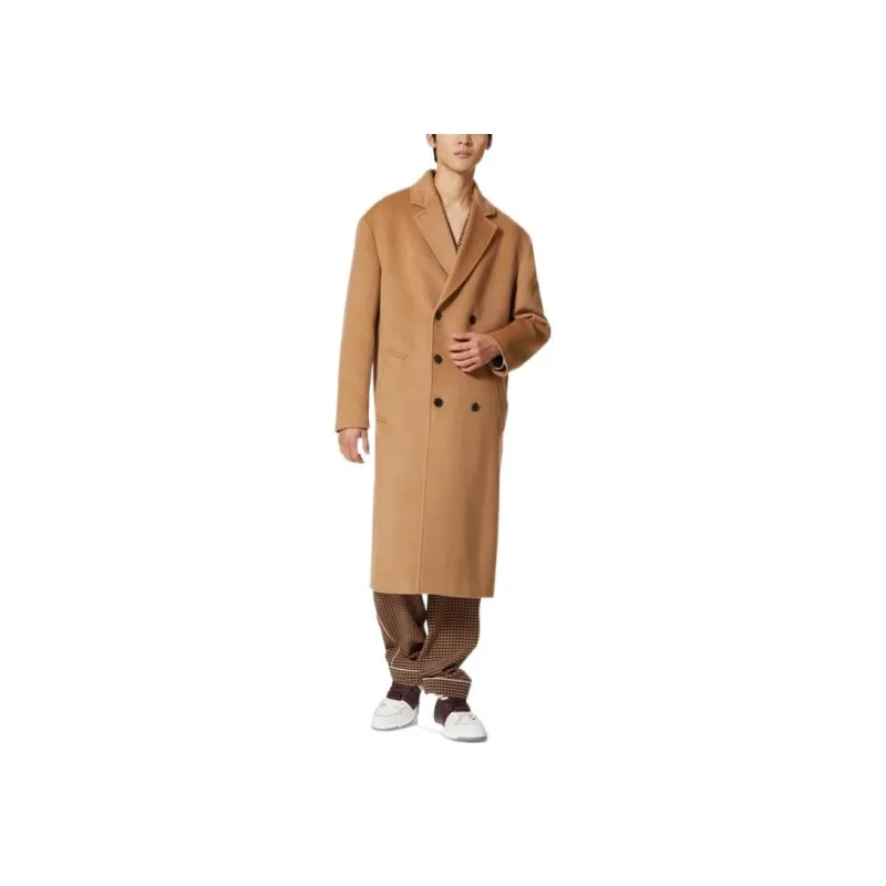 Valentino Double Breasted Long Sleeved Coat-1