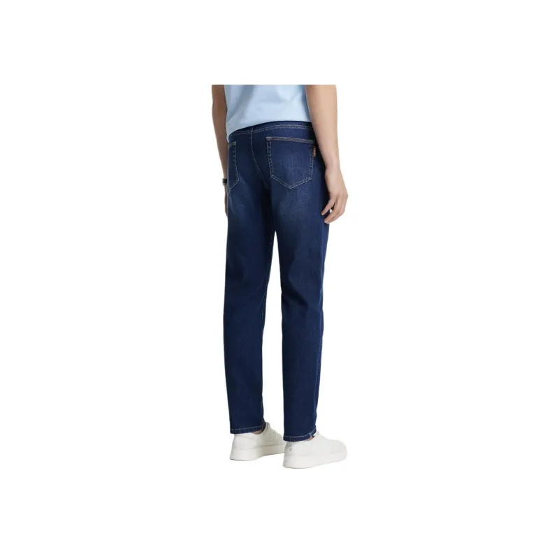 Jiumuwang Men's Pants Expert Comfort Jeans Men's Dark Blue-5