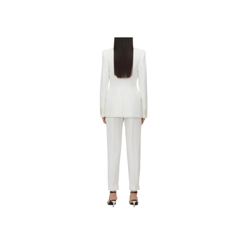 Alexander McQueen Pleat Detailed Tailored Trousers-2