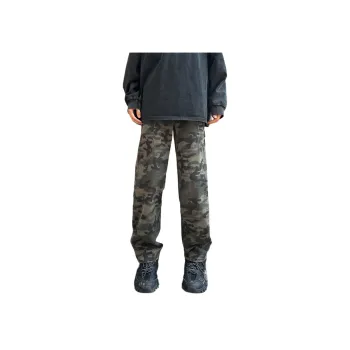 KVIV Jeans Unisex Army Green Camouflage