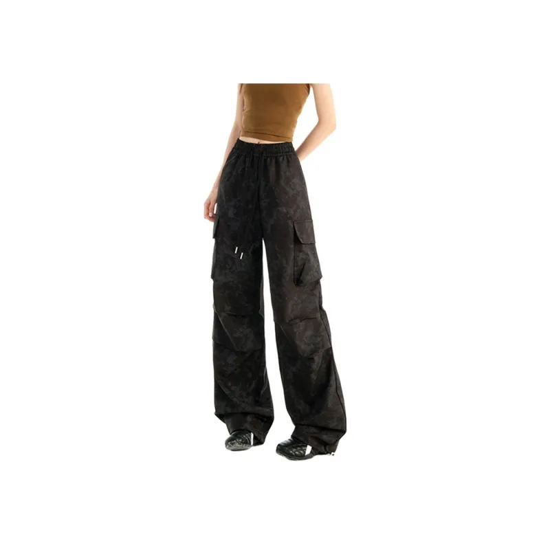 NHZN Casual Pants Unisex Tie Dye White-5