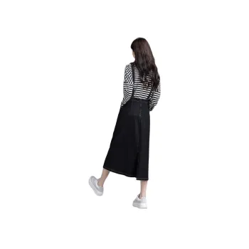 You Cow Me Pants Slip Dresses Women's Black