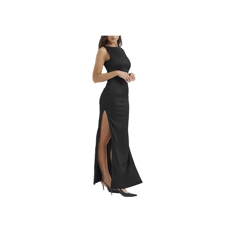 HOUSE OF CB FILOMENA Sleeveless Dress Women's BLACK/Black-3