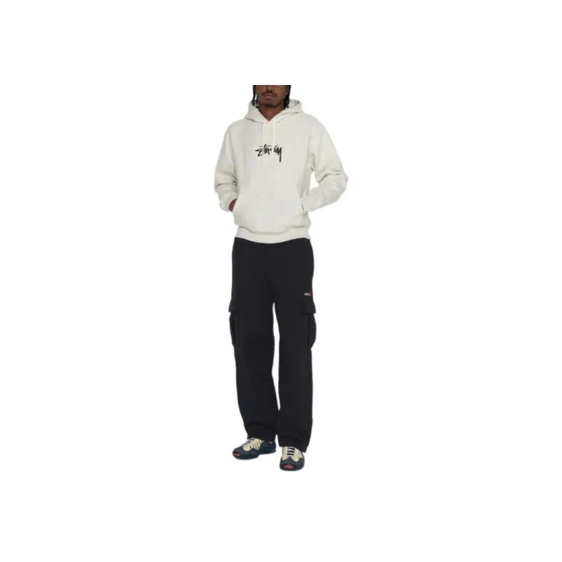 Stussy Stock Logo Applique Hoodie-19