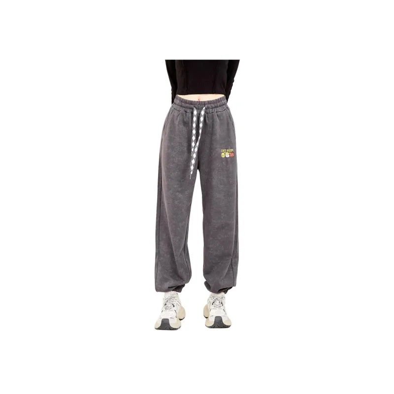 MUGUOGUOMU Casual Pants Women's Stone Gray-0