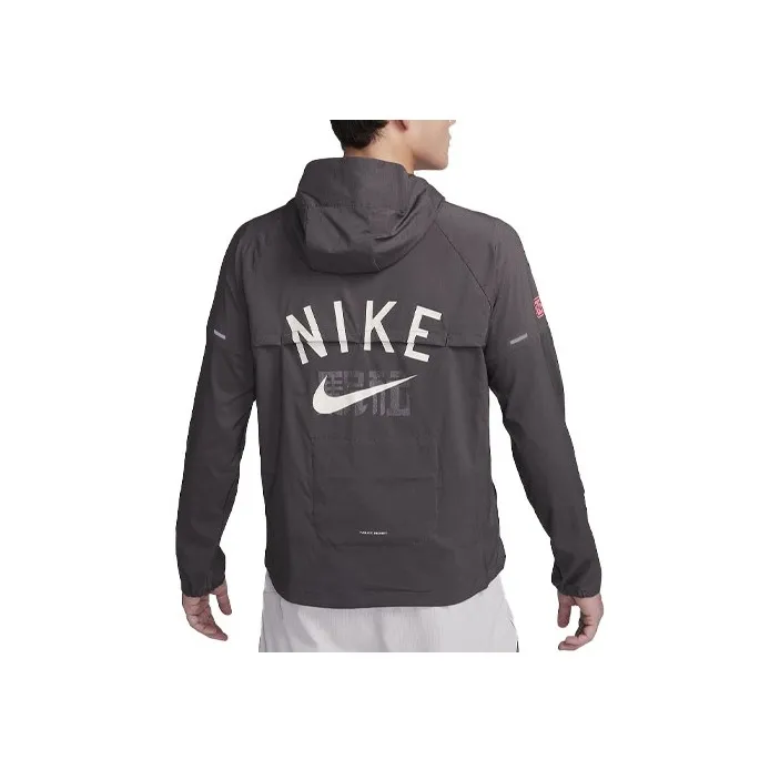 Nike Repel Windrunner Jackets Coats Men's Medium Gray-1