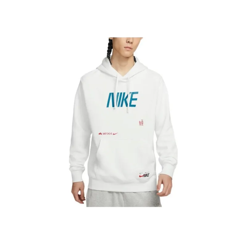 Nike CNY Series Sportswear Sweatshirt Men's Mountain Peak White-2