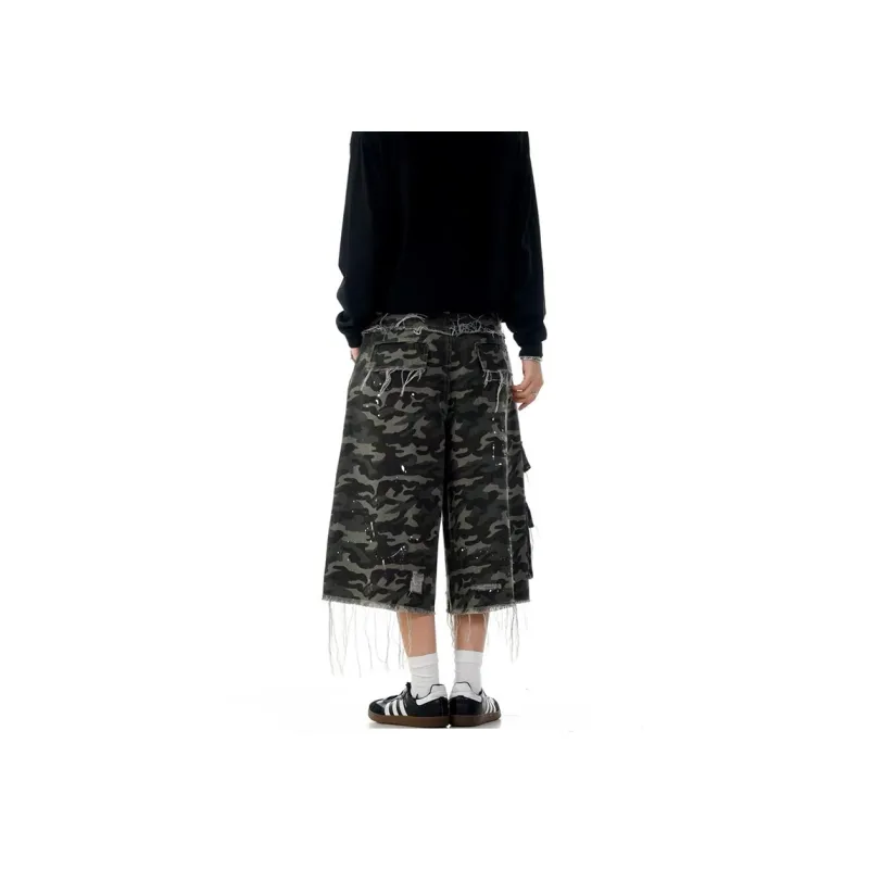 STRUCKCOOL Cargo Shorts Unisex Camouflage-3