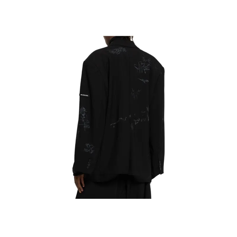 Balenciaga Graffiti Skater Tailored Blazer-3
