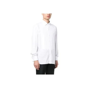 Zzegna Long Sleeved Tuxedo Shirt
