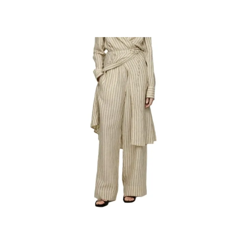 ARKET Casual Pants Women's Beige/Black-2