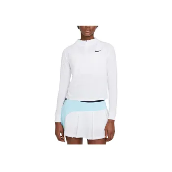 Nike Dri-Fit Tennis Tops Women's White/ Black