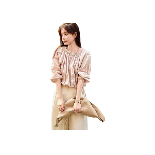 MT 핑크 여성 셔츠