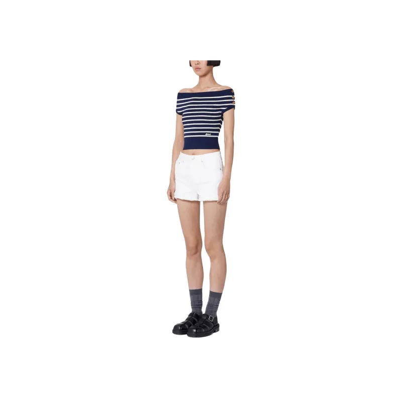 Ami Sailor Top 'Blue/White'-1
