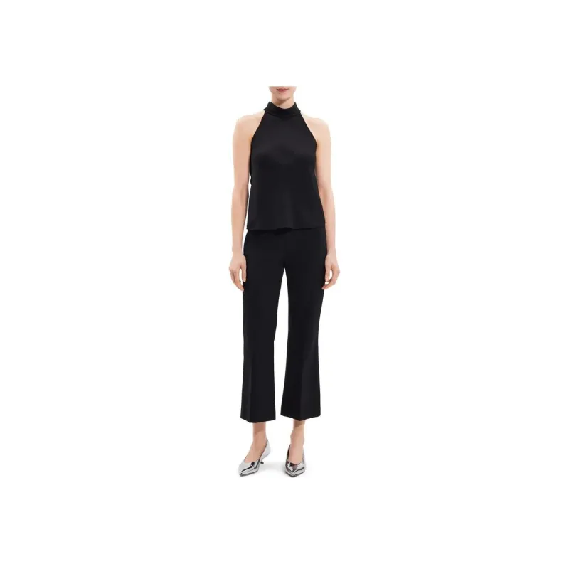 THEORY Halterneck Sleeveless Top-1