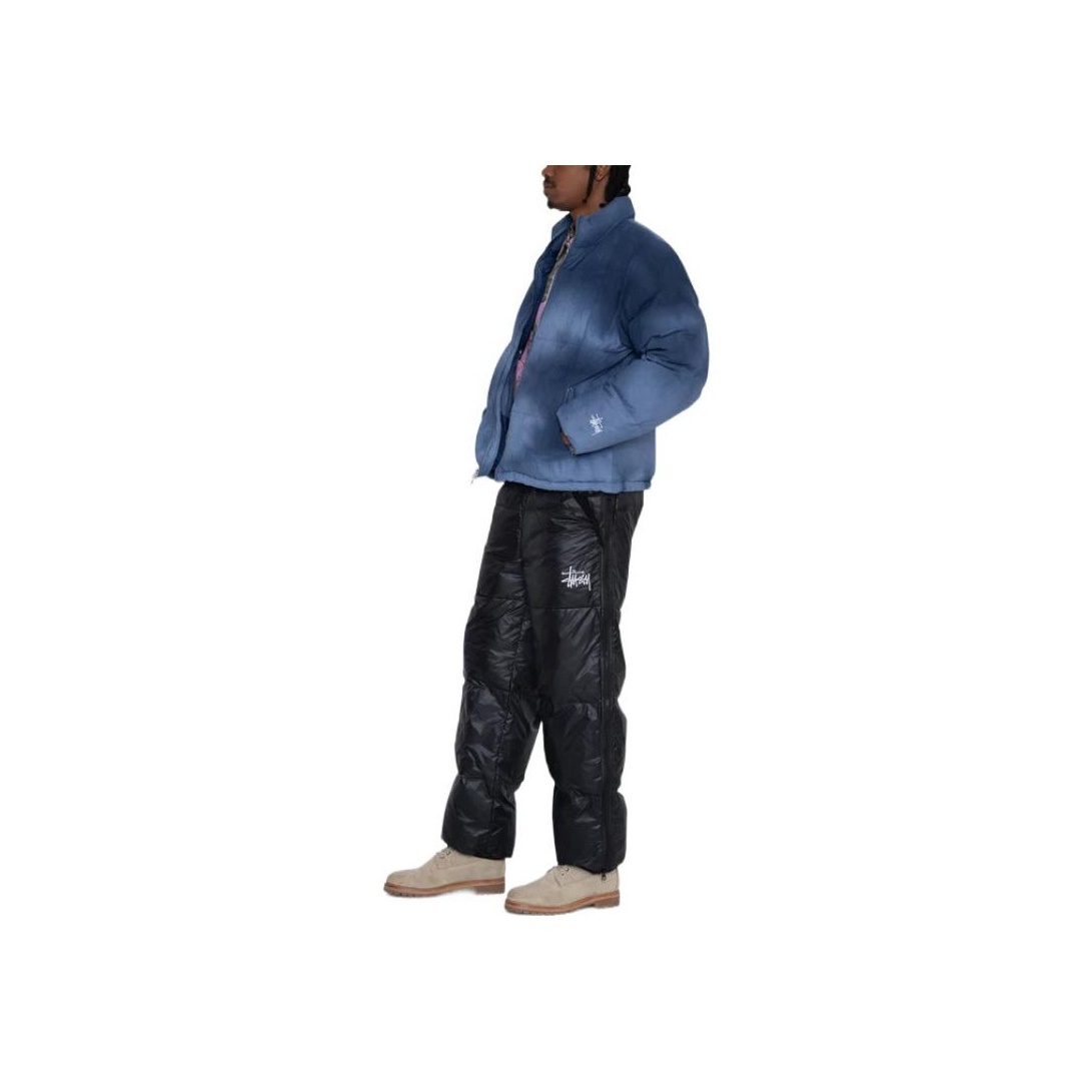Stussy Recycled Nylon Down Puffer Jacket Washed Navy Men's - US