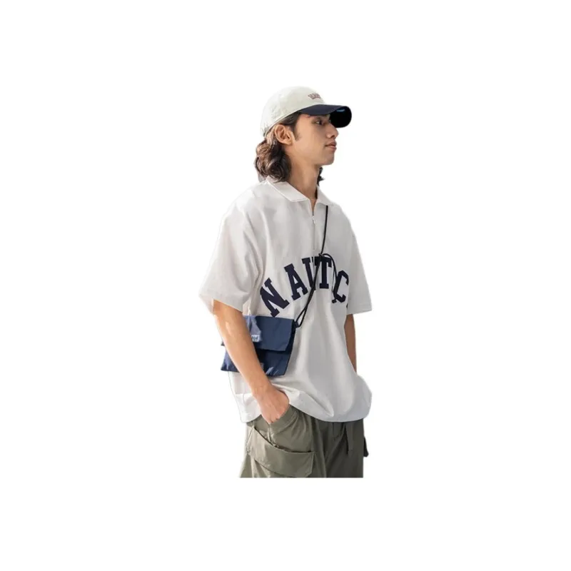 Nautica White Sail T Shirts Unisex-5