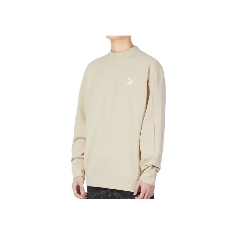 PUMA Sweatshirts Men Khaki-3