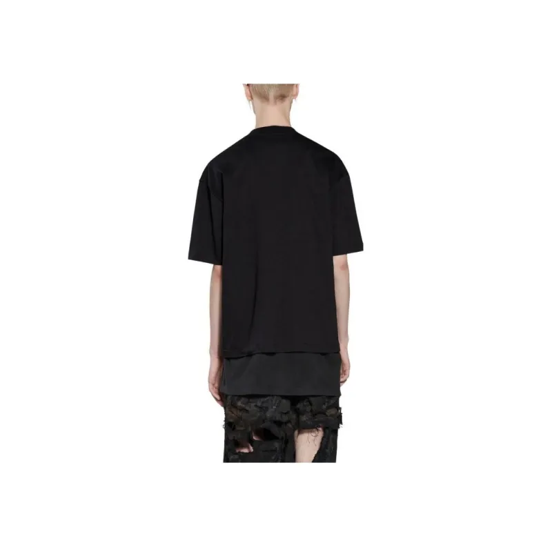 Balenciaga SS22 T Shirt Loose Fit Unisex Black-5