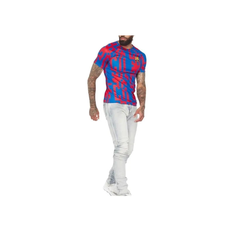 Nike Soccer Jerseys Men Signal Blue-2