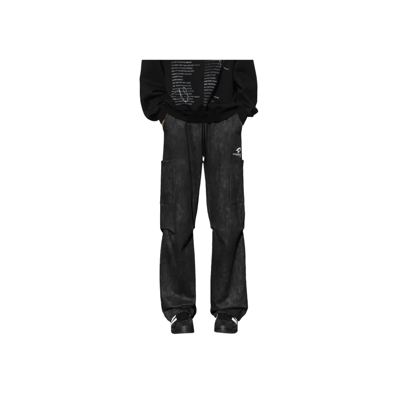 Qnxeey Casual Pants Unisex-0