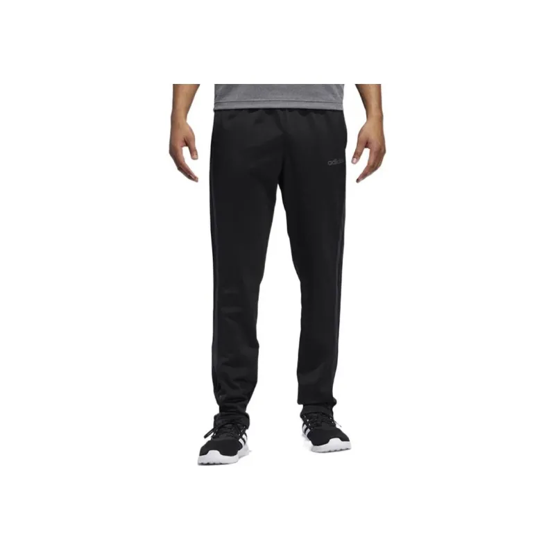 Adidas Knitted Fabric Vintage Sweatpants Men's Black-3