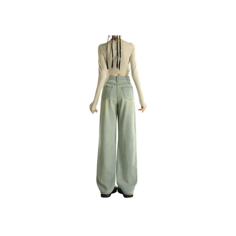 Concubine Zhu Jeans Women's Emerald Green-2