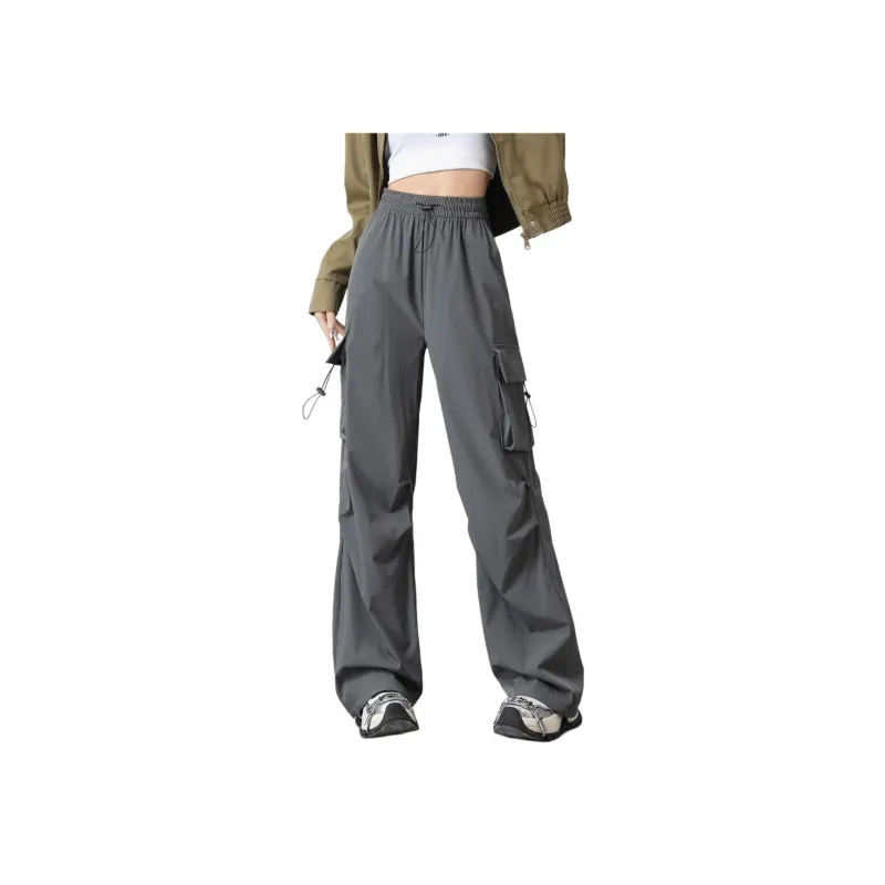 Ya Sheep People Casual Pants Women's Gray-4