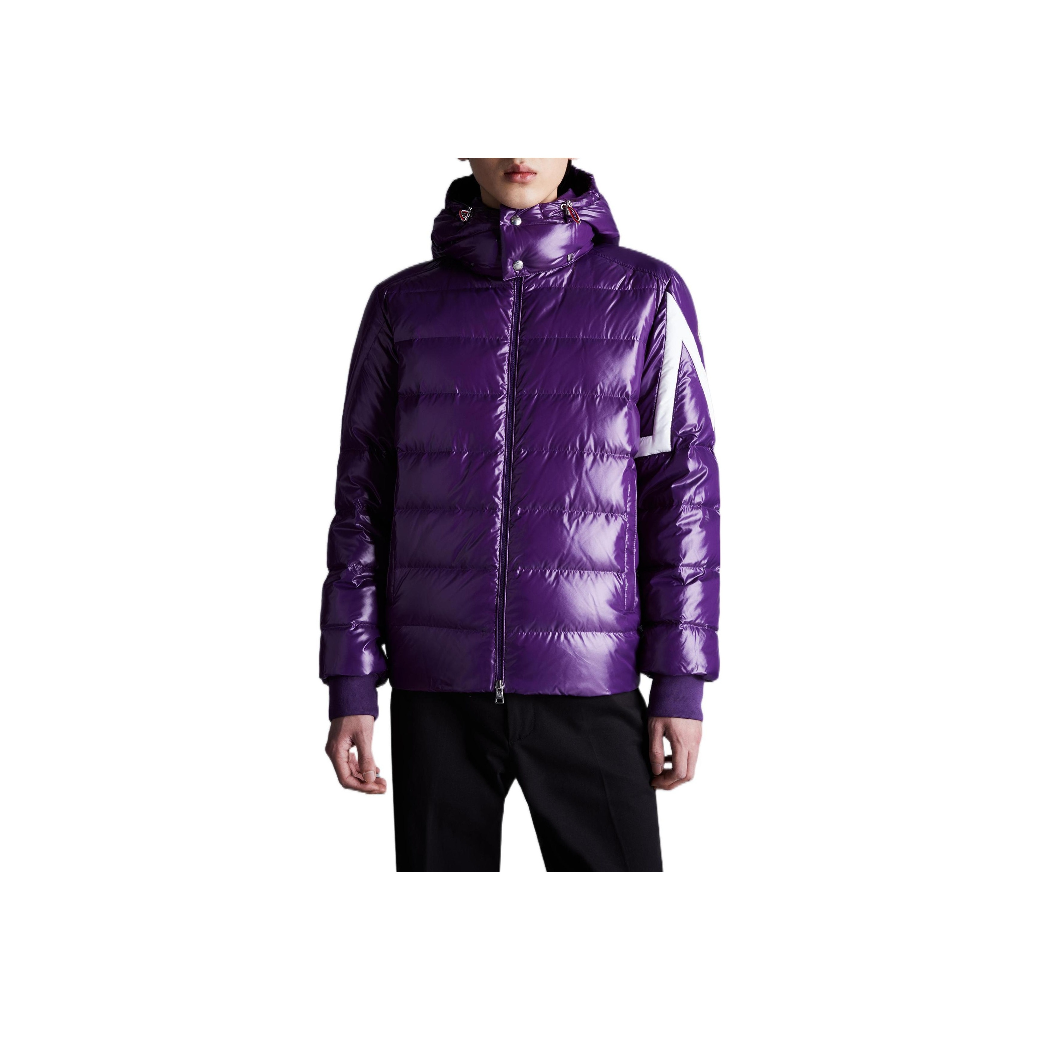 Moncler FW22 Down Jacket Men's Purple - POIZON