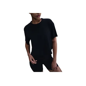 Nike One Relaxed Women's Dri FIT Cropped Short Sleeve Top