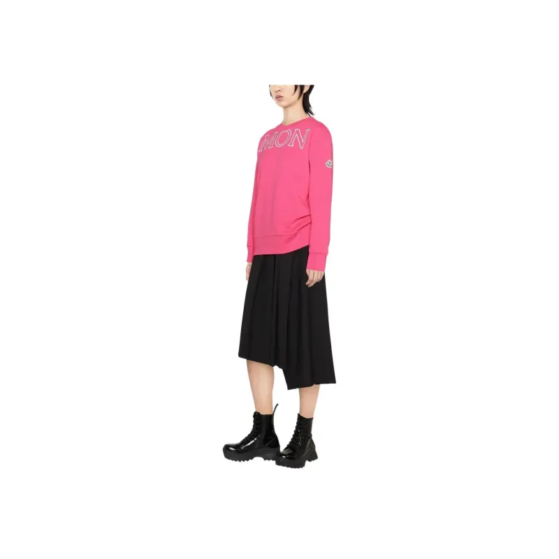 Moncler Logo Print Crew Neck Sweatshirt-2